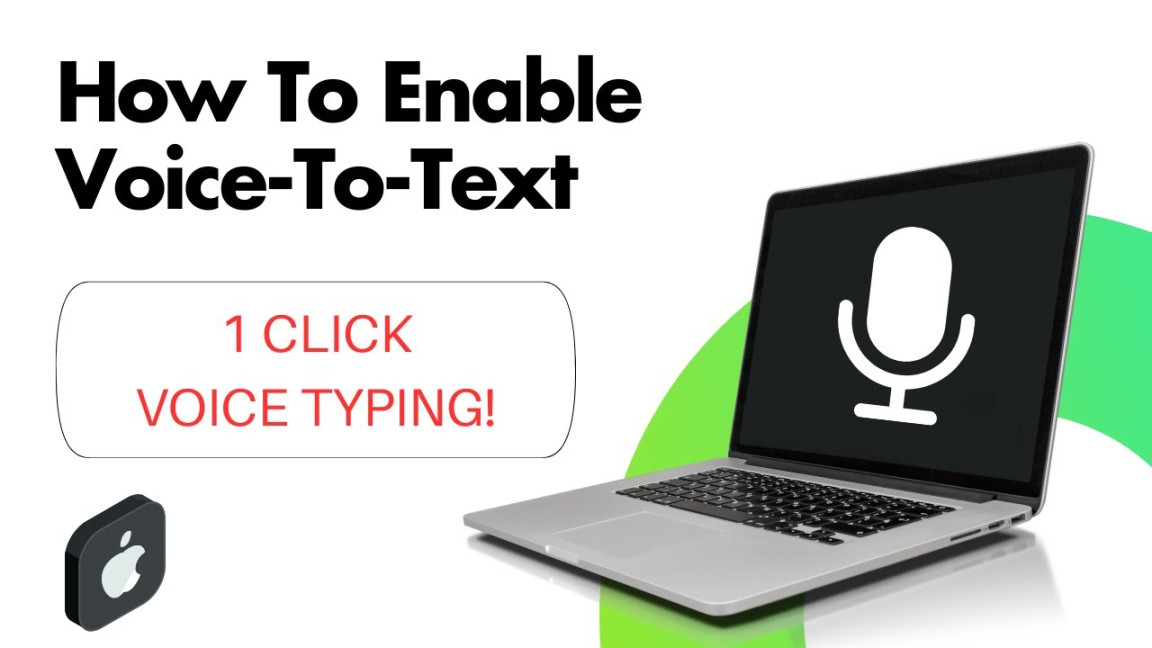 How To Enable Voice To Text (Voice Typing) On Mac - Tutorial